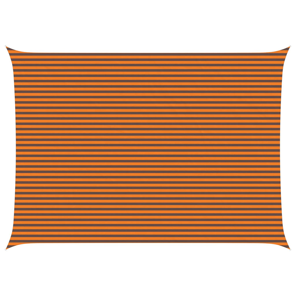 Schaduwdoek Rechthoekig - Oxford-stof – Oranje en bruin