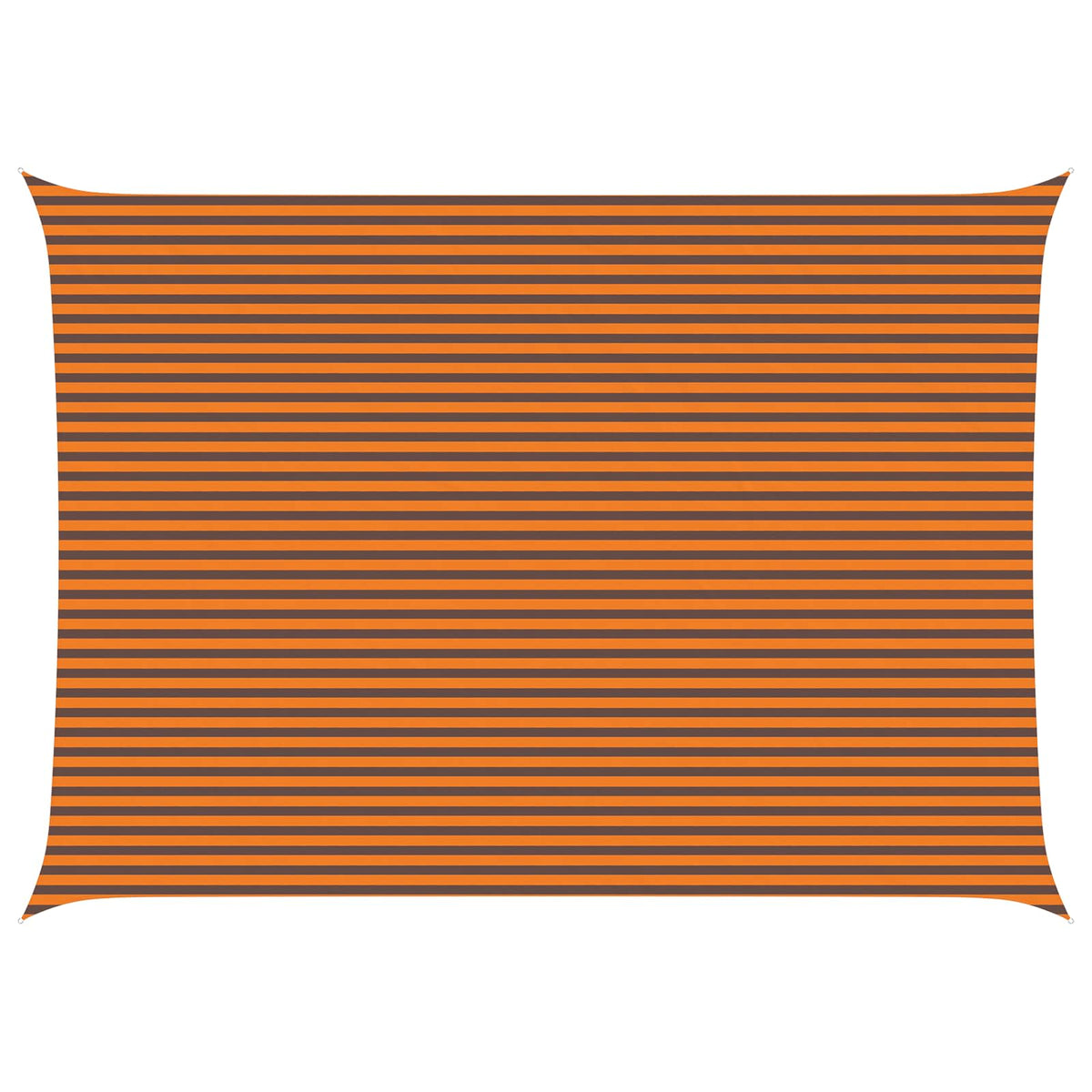 rechthoekig schaduwdoek – Schaduwdoek oranje bruin 1 – 28