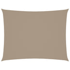 Schaduwdoek Rechthoekig - Oxford-stof – Taupe