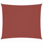 Schaduwdoek Rechthoekig - Oxford-stof – Terracotta