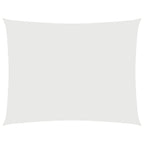 Schaduwdoek Rechthoekig - Oxford-stof – Wit