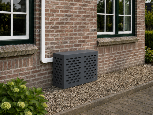 Airco ombouw Antraciet Klein (90x40x60 cm) zonder pootjes – gecontroleerde versie