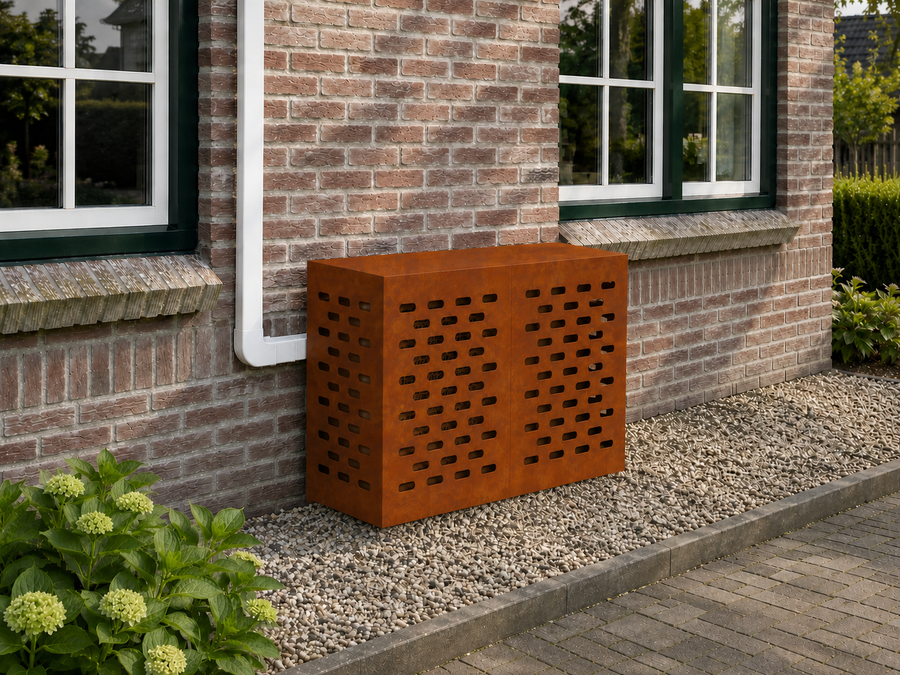 Middel (100x50x70 cm) / Cortenstaal