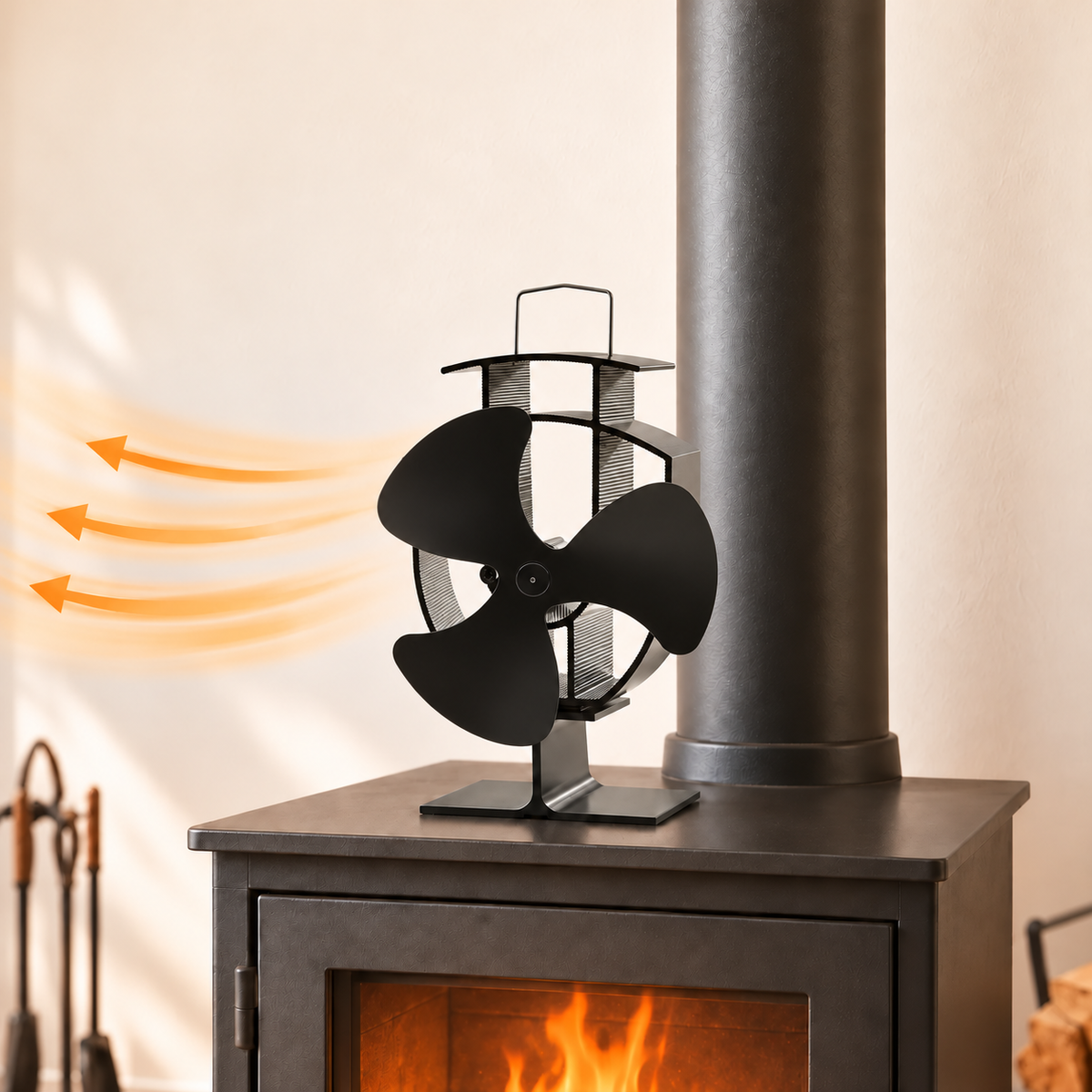 Kachelventilator - Hout kachel ventilator