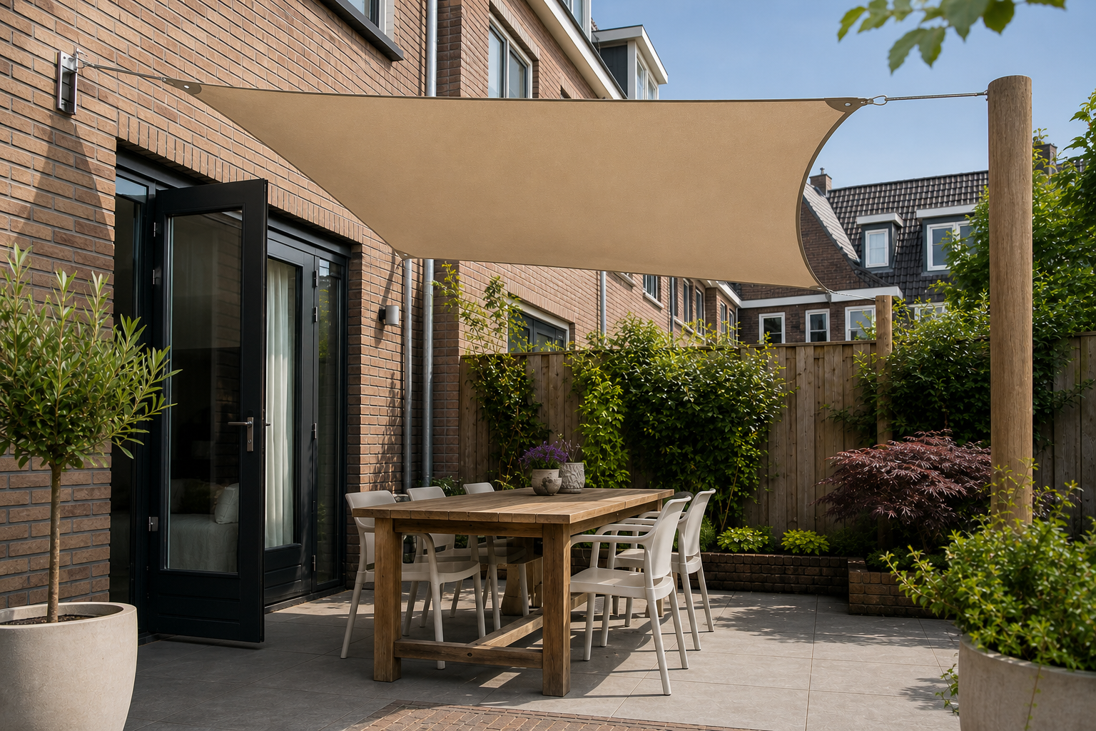 schaduwdoek met ringen: Schaduwdoek met ringen kiezen: waar let je op?