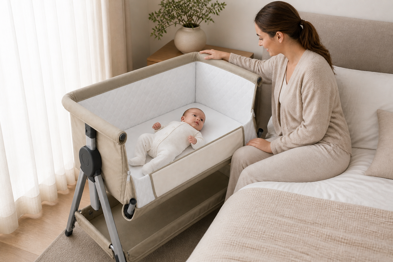 co-sleeper hout: Co-sleeper hout kiezen: waar let je op?