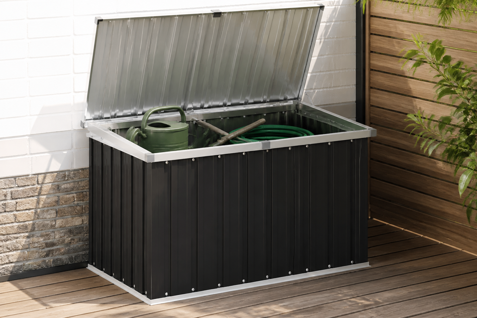 kussenbox waterdicht xxl: praktische toepassing van Tuinbox van gegalvaniseerd staal – diverse maten