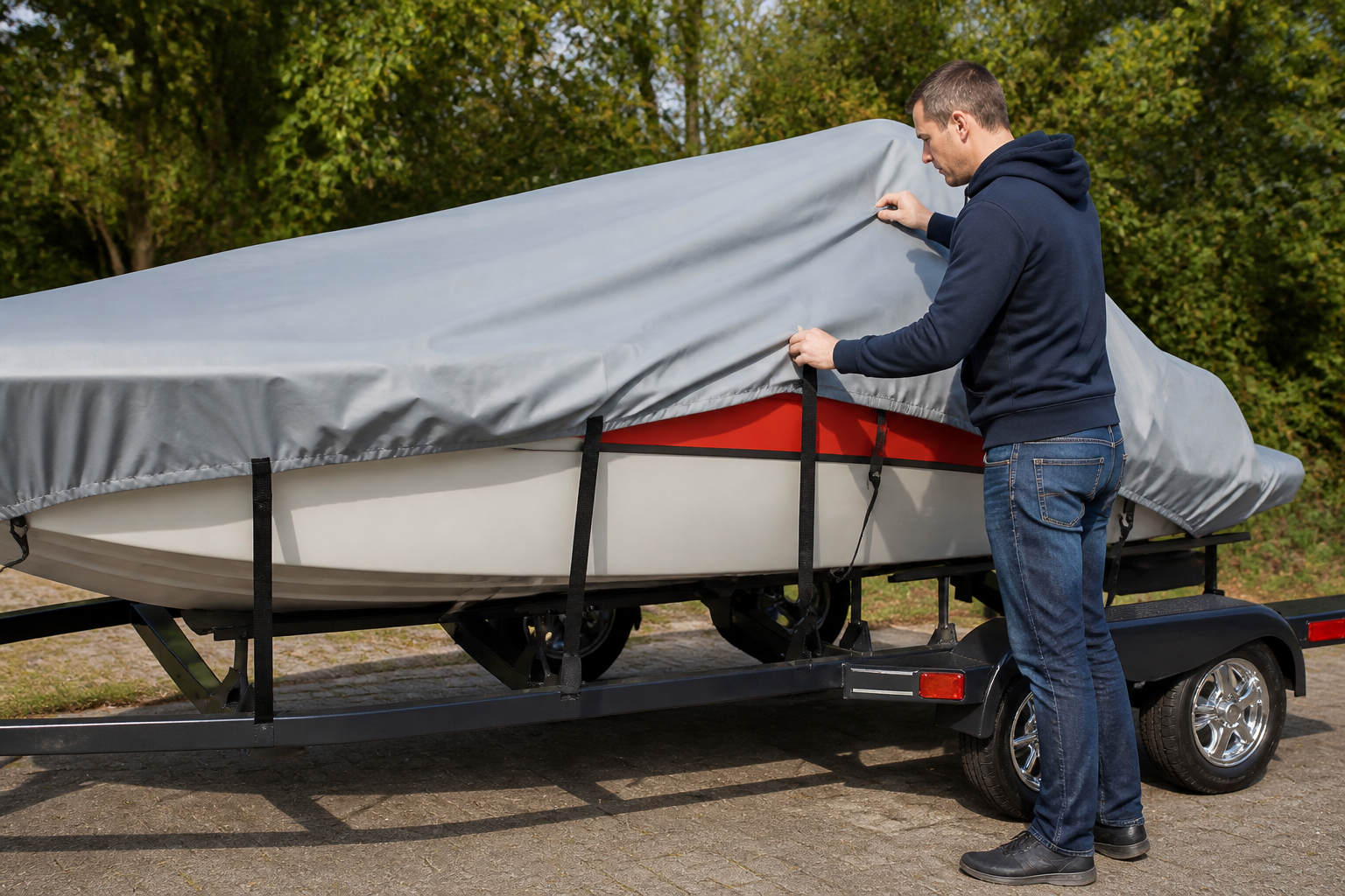 talamex boothoes: praktische toepassing van Boothoes van gecoat polyester – diverse maten