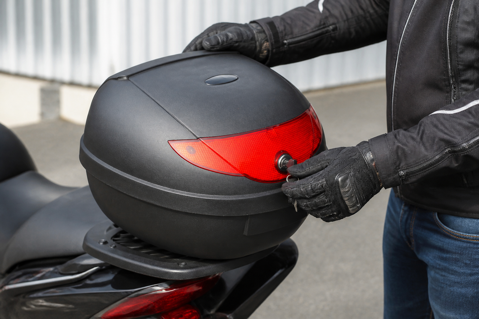wat past er in een topkoffer van 36 liter: praktische toepassing van Motor topkoffer 36 liter voor 1 helm