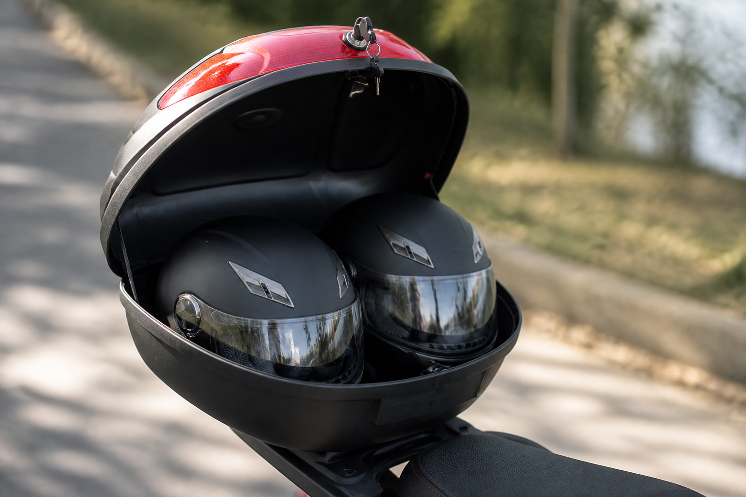topkoffer voor helm: Topkoffer voor helm kiezen: waar let je op?
