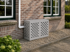 Airco ombouw Roestvrij staal Middel (100x50x70 cm) zonder pootjes – gecontroleerde versie