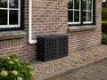 Airco ombouw Zwart Klein (90x40x60 cm) zonder pootjes – gecontroleerde versie