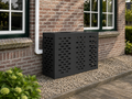 Airco ombouw Zwart Groot (110x50x80 cm) zonder pootjes – gecontroleerde versie