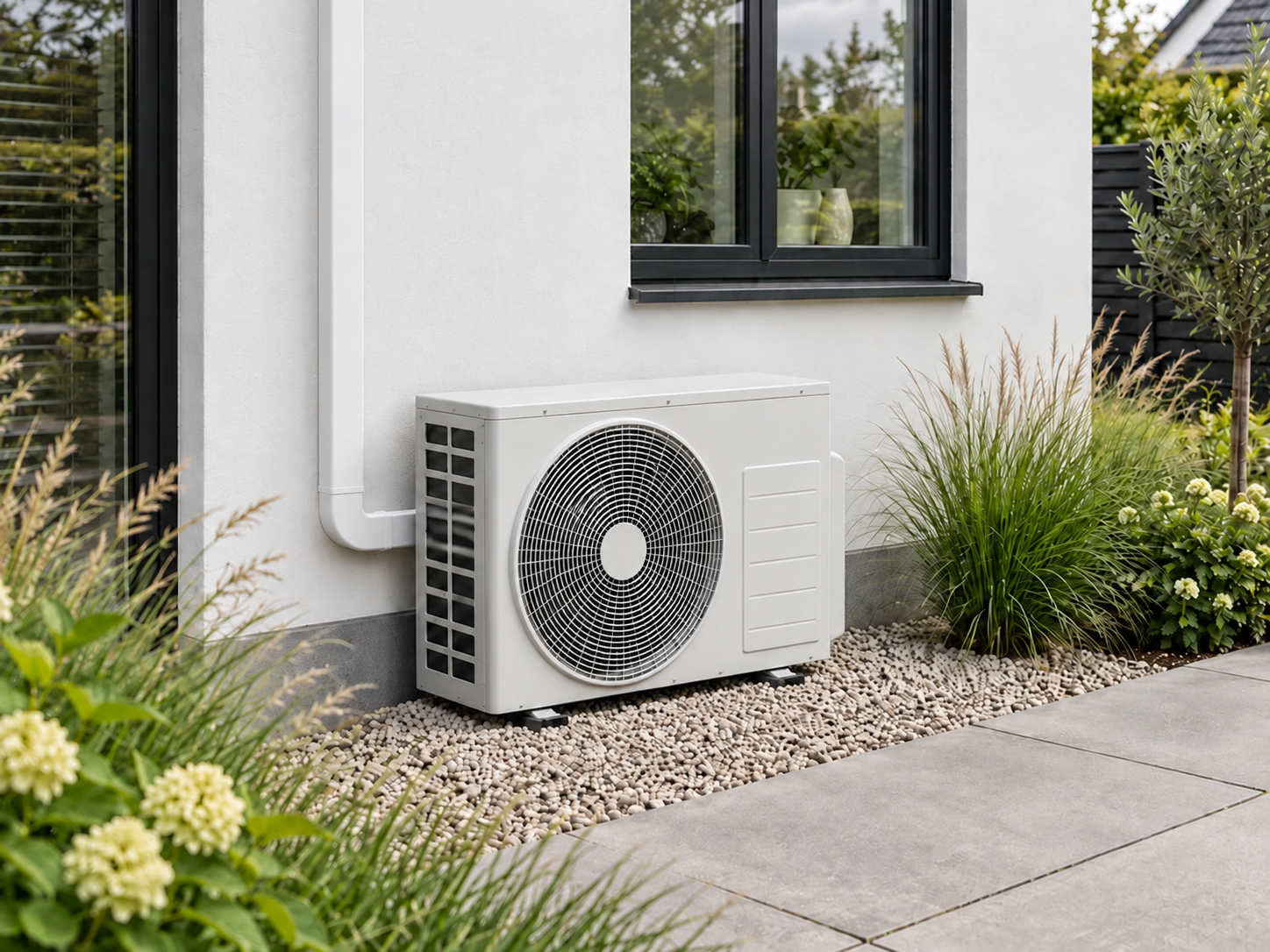 Buitenunit zonder airco ombouw